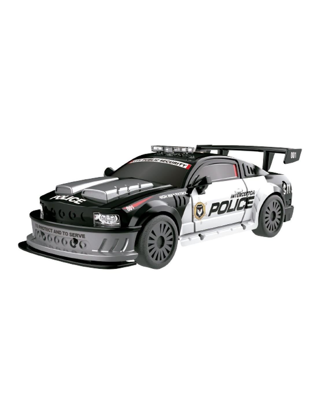 Coche de polic&iacute;a escala 1:24